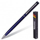 Ручка бизнес-класса шариковая BRAUBERG 'Delicate Blue', корпус синий, узел 1 мм, линия письма 0,7 мм, синяя, 141400