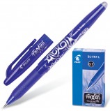 Ручка стираемая гелевая с грипом PILOT 'Frixion', СИНЯЯ, корпус синий, узел 0,7 мм, линия письма 0,35 мм, BL-FR-7
