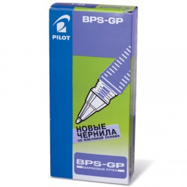 Ручка шариковая масляная с грипом PILOT 'BPS-GP', СИНЯЯ, корпус прозрачный, узел 0,5 мм, линия письма 0,25 мм, BPS-GP-ЕF