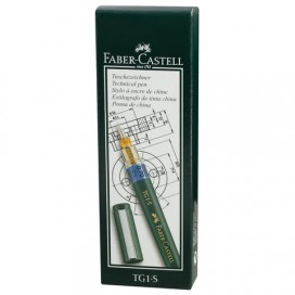 Рапидограф FABER-CASTELL 'TG1-S', корпус темно-зеленый, линия 0,7 мм, 160070