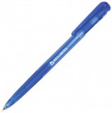 Ручка шариковая автоматическая BRAUBERG 'Dialog', СИНЯЯ, корпус тонированный синий, узел 0,7 мм, линия письма 0,35 мм, 141509