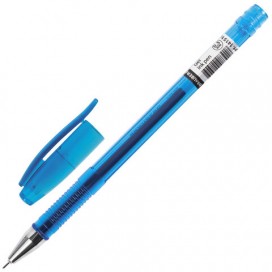 Ручка гелевая BRAUBERG 'Income', СИНЯЯ, корпус тонированный, игольчатый узел 0,5 мм, линия письма 0,35 мм, GP160
