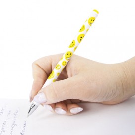 Ручка шариковая BRAUBERG 'Смайлики', СИНЯЯ, корпус с печатью, узел 0,7 мм, линия письма 0,35 мм, BP134