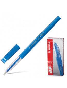 Ручка шариковая STABILO 'Excel', СИНЯЯ, корпус синий, узел 0,7 мм, линия письма 0,38 мм, 828/41F