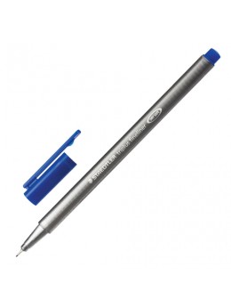 Ручка капиллярная STAEDTLER 'Triplus Fineliner', СИНЯЯ, трехгранная, линия письма 0,3 мм, 334-3