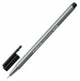 Ручка капиллярная STAEDTLER 'Triplus Fineliner', ЧЕРНАЯ, трехгранная, линия письма 0,3 мм, 334-9