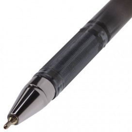 Ручка шариковая масляная BRAUBERG 'Profi-Oil', ЧЕРНАЯ, корпус с печатью, узел 0,7 мм, линия письма 0,35 мм, OBP325