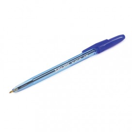 Ручка шариковая BRAUBERG 'Carina Blue', СИНЯЯ, корпус тонированный синий, узел 1 мм, линия письма 0,4 мм, BP215