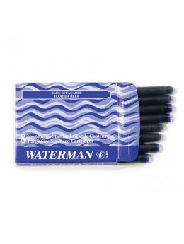 Картриджи чернильные WATERMAN, комплект 8 шт., синие, S0110860