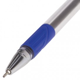Ручка шариковая масляная с грипом BRAUBERG 'Max-Oil', СИНЯЯ, игольчатый узел 0,7 мм, линия письма 0,35 мм, OBP228