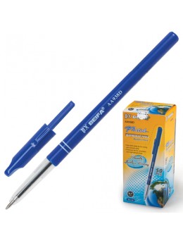 Ручка шариковая BEIFA (Бэйфа), СИНЯЯ, корпус синий, узел 0,7 мм, линия письма 0,5 мм, AA938D-BL