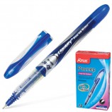 Ручка-роллер BEIFA (Бэйфа) 'A Plus', СИНЯЯ, корпус с печатью, узел 0,5 мм, линия письма 0,33 мм, RX302602-BL