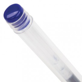 Ручка гелевая с грипом STAFF, СИНЯЯ, корпус прозрачный, узел 0,5 мм, линия письма 0,35 мм, GP168