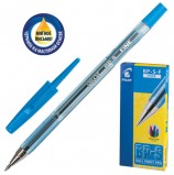 Ручка шариковая масляная PILOT 'BP-S', СИНЯЯ, корпус тонированный синий, узел 0,7 мм, линия письма 0,32 мм, BP-S-F