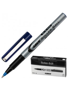 Ручка-роллер LACO (ЛАКО, Германия), СИНЯЯ, корпус серый, узел 0,7 мм, линия письма 0,5 мм, RB 12