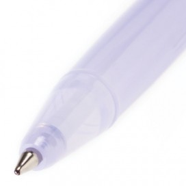 Ручка шариковая BRAUBERG 'Clover', СИНЯЯ, корпус с печатью ассорти, узел 0,7 мм, линия письма 0,35 мм, 141875