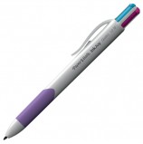 Ручка шариковая автоматическая с грипом PAPER MATE 'Inkjoy Quatro', 4 цвета (голубой, зеленый, розовый, фиолетовый), линия 1 мм, S0977270