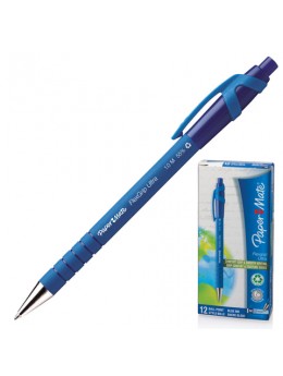 Ручка шариковая автоматическая сгрипом PAPER MATE 'Flexgrip Ultra RT', СИНЯЯ, soft-touch, узел 1,2 мм, линия письма 1 мм, S0190433
