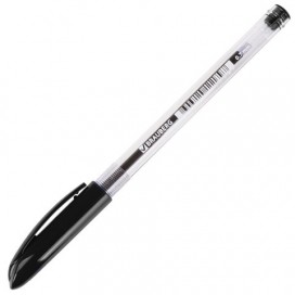 Ручка шариковая масляная BRAUBERG 'Rite-Oil', ЧЕРНАЯ, корпус прозрачный, узел 0,7 мм, линия письма 0,35 мм, OBP244