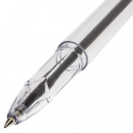 Ручка шариковая настольная ОФИСМАГ 'Стенд-Пен2', СИНЯЯ, пружинка, корпус серебристый, линия письма 0,5 мм, 142171