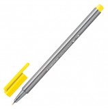 Ручка капиллярная STAEDTLER 'Triplus Fineliner', ЖЕЛТАЯ, трехгранная, линия письма 0,3 мм, 334-1