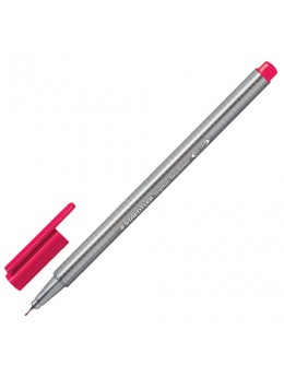 Ручка капиллярная STAEDTLER 'Triplus Fineliner', БОРДОВАЯ, трехгранная, линия письма 0,3 мм, 334-23