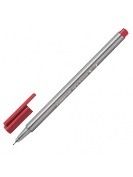 Ручка капиллярная STAEDTLER 'Triplus Fineliner', КАРМИННО-КРАСНАЯ, трехгранная, линия письма 0,3 мм, 334-29