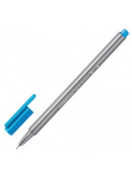 Ручка капиллярная STAEDTLER 'Triplus Fineliner', СИНИЙ УЛЬТРАМАРИН, трехгранная, линия письма 0,3 мм, 334-37