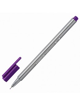 Ручка капиллярная STAEDTLER 'Triplus Fineliner', ФИОЛЕТОВАЯ, трехгранная, линия письма 0,3 мм, 334-6