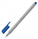 Ручка капиллярная STAEDTLER 'Triplus Fineliner', СИНИЙ ФАЯНС, трехгранная, линия письма 0,3 мм, 334-63
