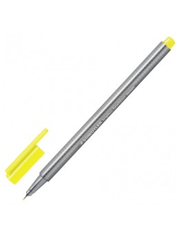 Ручка капиллярная STAEDTLER 'Triplus Fineliner', НЕОНОВАЯ ЖЕЛТАЯ, трехгранная, линия письма 0,3 мм, 334-101