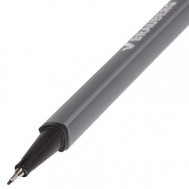 Ручка капиллярная BRAUBERG 'Aero', СЕРАЯ, трехгранная, металлический наконечник, линия письма 0,4 мм, FL114