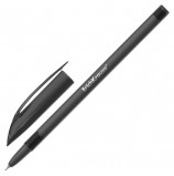 Ручка шариковая ERICH KRAUSE 'R-101', ЧЕРНАЯ, корпус тонированный черный, узел 1 мм, линия письма 0,5 мм, 33512