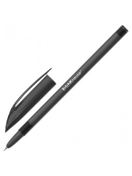 Ручка шариковая ERICH KRAUSE 'R-101', ЧЕРНАЯ, корпус тонированный черный, узел 1 мм, линия письма 0,5 мм, 33512