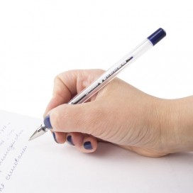 Ручка шариковая с грипом BRAUBERG 'X-Writer', СИНЯЯ, узел 0,7 мм, линия письма 0,35 мм, BP196