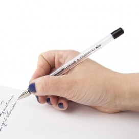 Ручка шариковая с грипом BRAUBERG 'X-Writer', ЧЕРНАЯ, узел 0,7 мм, линия письма 0,35 мм, BP197