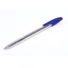 Ручка шариковая BRAUBERG 'X-333', СИНЯЯ, корпус прозрачный, узел 0,7 мм, линия письма 0,35 мм, BP163
