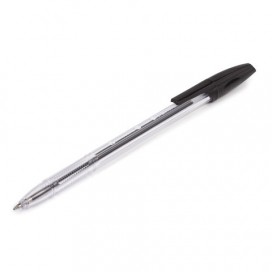 Ручка шариковая BRAUBERG 'X-333', ЧЕРНАЯ, корпус прозрачный, узел 0,7 мм, линия письма 0,35 мм, BP164