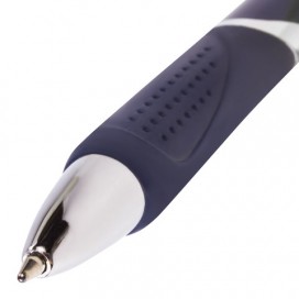 Ручка шариковая автоматическая с грипом BRAUBERG 'Dash', СИНЯЯ, пишущий узел 0,7 мм, линия письма 0,35 мм, OBPR208