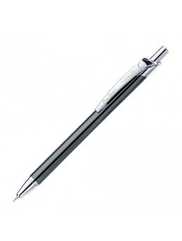 Ручка подарочная шариковая PIERRE CARDIN 'Actuel', корпус черный, алюминий, хром, синяя, PC0501BP