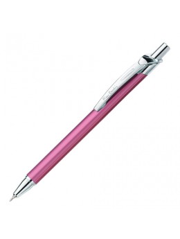 Ручка подарочная шариковая PIERRE CARDIN 'Actuel', корпус розовый, алюминий, хром, синяя, PC0503BP