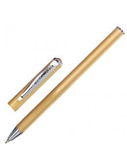 Ручка подарочная шариковая PIERRE CARDIN 'Actuel', корпус бежевый, алюминий, хром, синяя, PC0703BP