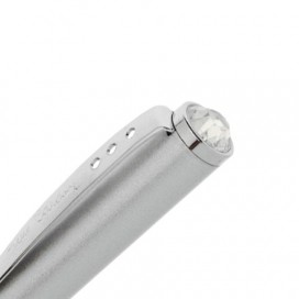 Ручка подарочная шариковая PIERRE CARDIN 'Actuel', корпус серебряный, алюминий, хром, синяя, PC0701BP