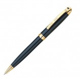 Ручка подарочная шариковая PIERRE CARDIN (Пьер Карден) 'Gamme', корпус черный, латунь, золотистые детали, синяя, PC0834BP