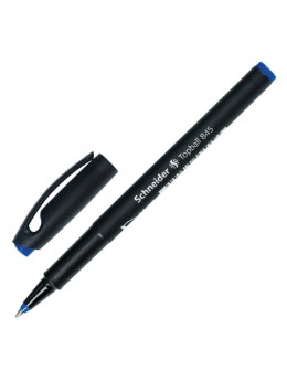 Ручка-роллер SCHNEIDER (Германия) 'Topball 845', СИНЯЯ, корпус черный, узел 0,5 мм, линия письма 0,3 мм, 184503