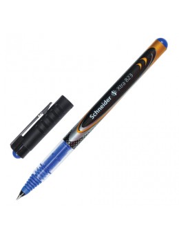 Ручка-роллер SCHNEIDER (Германия) 'Xtra 823', СИНЯЯ, корпус с печатью, узел 0,5 мм, линия письма 0,3 мм, 8233