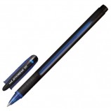 Ручка шариковая масляная с грипом UNI (Япония) 'JetStream', СИНЯЯ, корпус синий, узел 0,7 мм, линия письма 0,35 мм, SX-101-07 BLUE