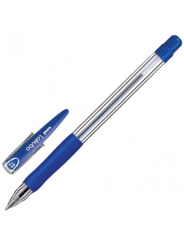 Ручка шариковая с грипом UNI (Япония) 'Lakubo', СИНЯЯ, узел 0,7 мм, линия письма 0,3 мм, SG-100(07) BLUE