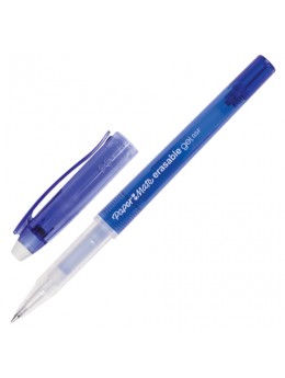 Ручка стираемая гелевая PAPER MATE 'Erasable Gel', СИНЯЯ, корпус синий, узел 0,7 мм, линия письма 0,5 мм, 1994724