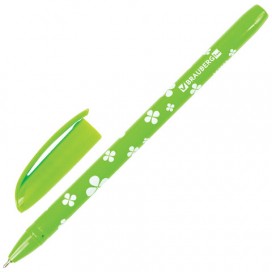 Ручка шариковая масляная BRAUBERG 'FRUITY SF', СИНЯЯ, с узором, узел 1 мм, линия письма 0,5 мм, OBP125